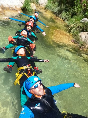 FAMILY CANYONING RIO VERDE